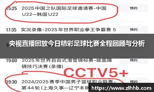央视直播回放今日精彩足球比赛全程回顾与分析